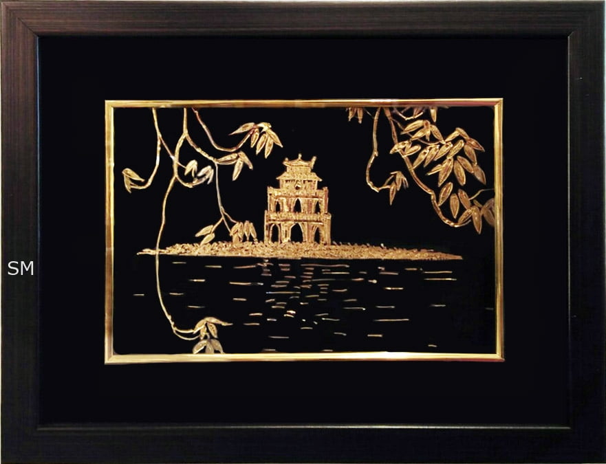 Tháp Rùa – Hồ Gươm (49×59 cm)