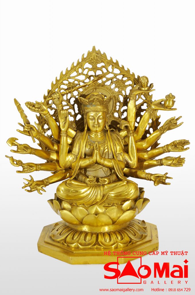 Tượng Phật Nghìn Tay (39cm)