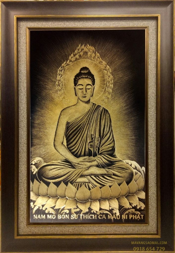Phật Thích Ca Mâu Ni (84×104 cm)