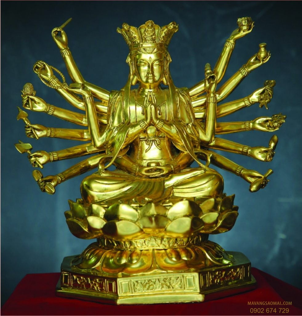Tượng Phật Chuẩn Đề (39 cm)