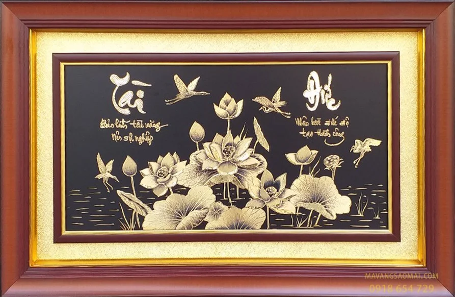 Sen – tài đức (51×81 cm)