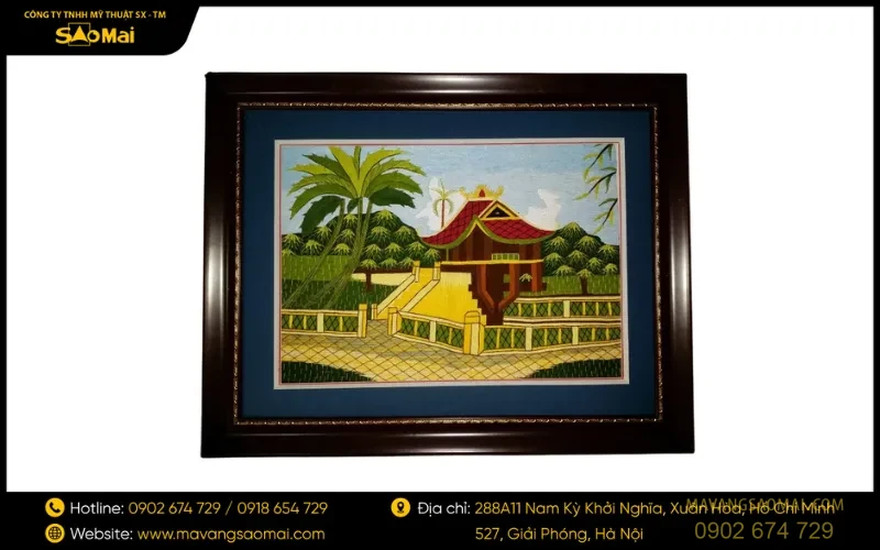 Đặc điểm của tranh thêu