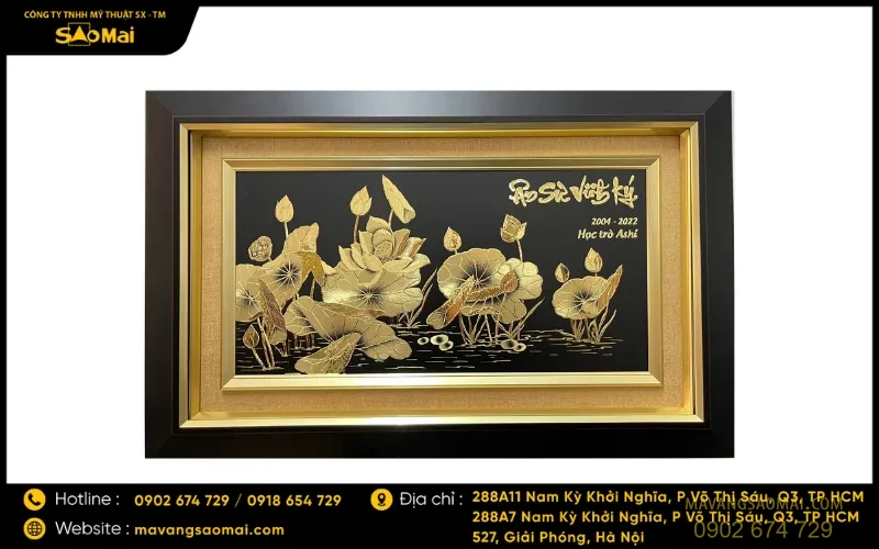 Mạ Vàng Sao Mai - Địa chỉ mua tranh phong thủy cao cấp tại TPHCM
