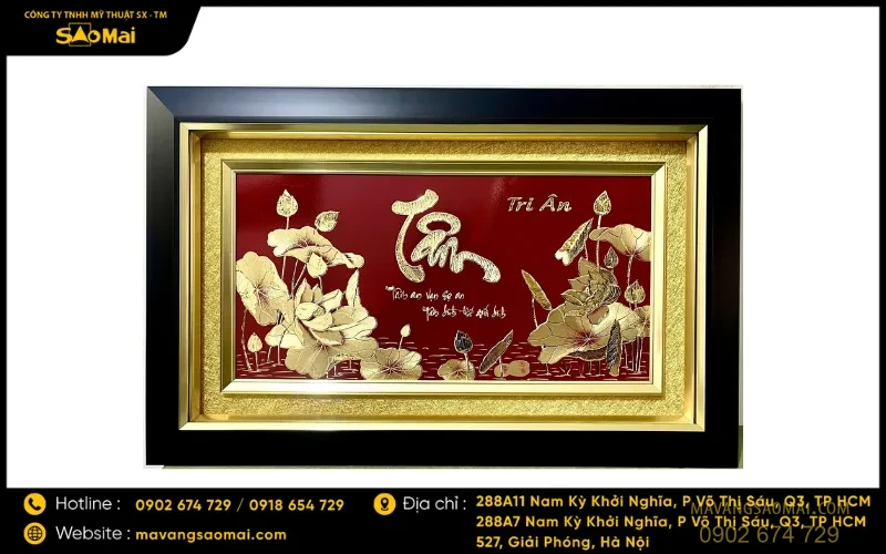 Một số dòng tranh phong thủy tại Mạ Vàng Sao Mai