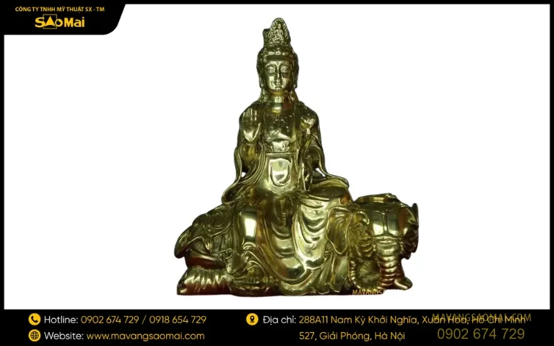 Tượng Văn Thù Phổ Hiền 