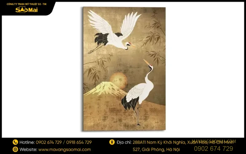 Tranh sơn mài và tranh thêu