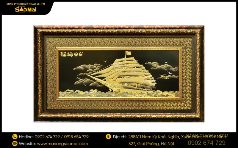 Tranh Thuận Buồm Xuôi Gió