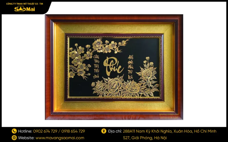 Tranh chữ Phúc nên treo ở đâu?