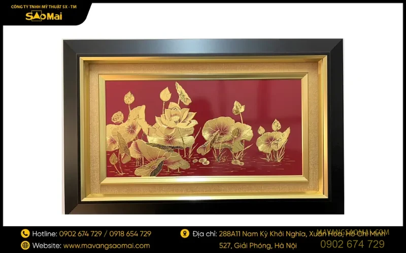Ý nghĩa tranh hoa sen trong Phật giáo
