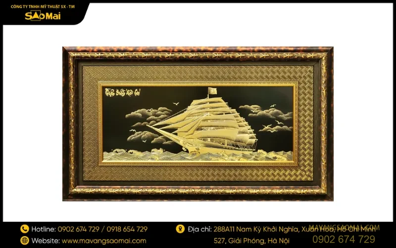 Bức tranh Thuận buồm xuôi gió có ý nghĩa gì?